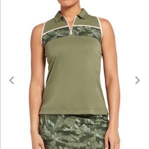 Camo Colorblock Golf Outfit